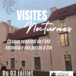 Ouverture en nocturne vendredis 2026 château de Monts sur Guesnes